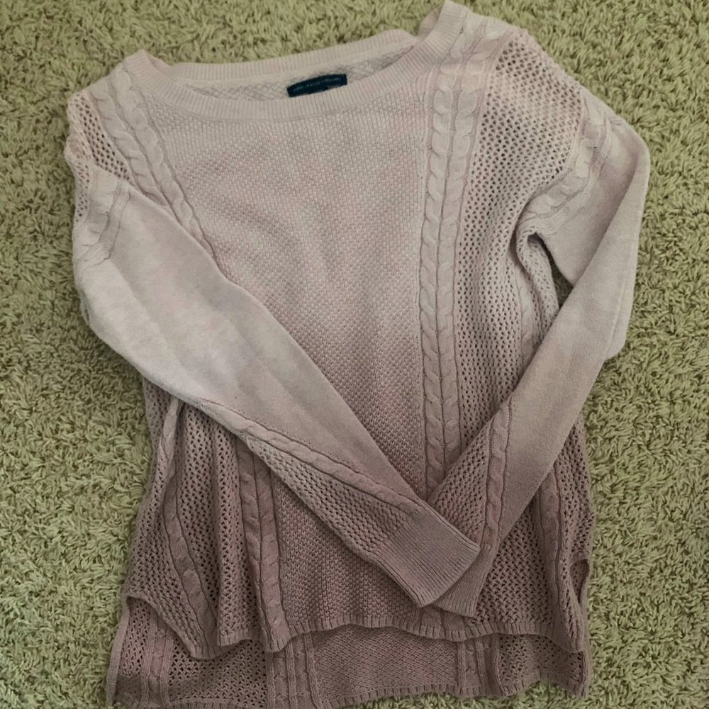 American Eagle Ombré pink sweater